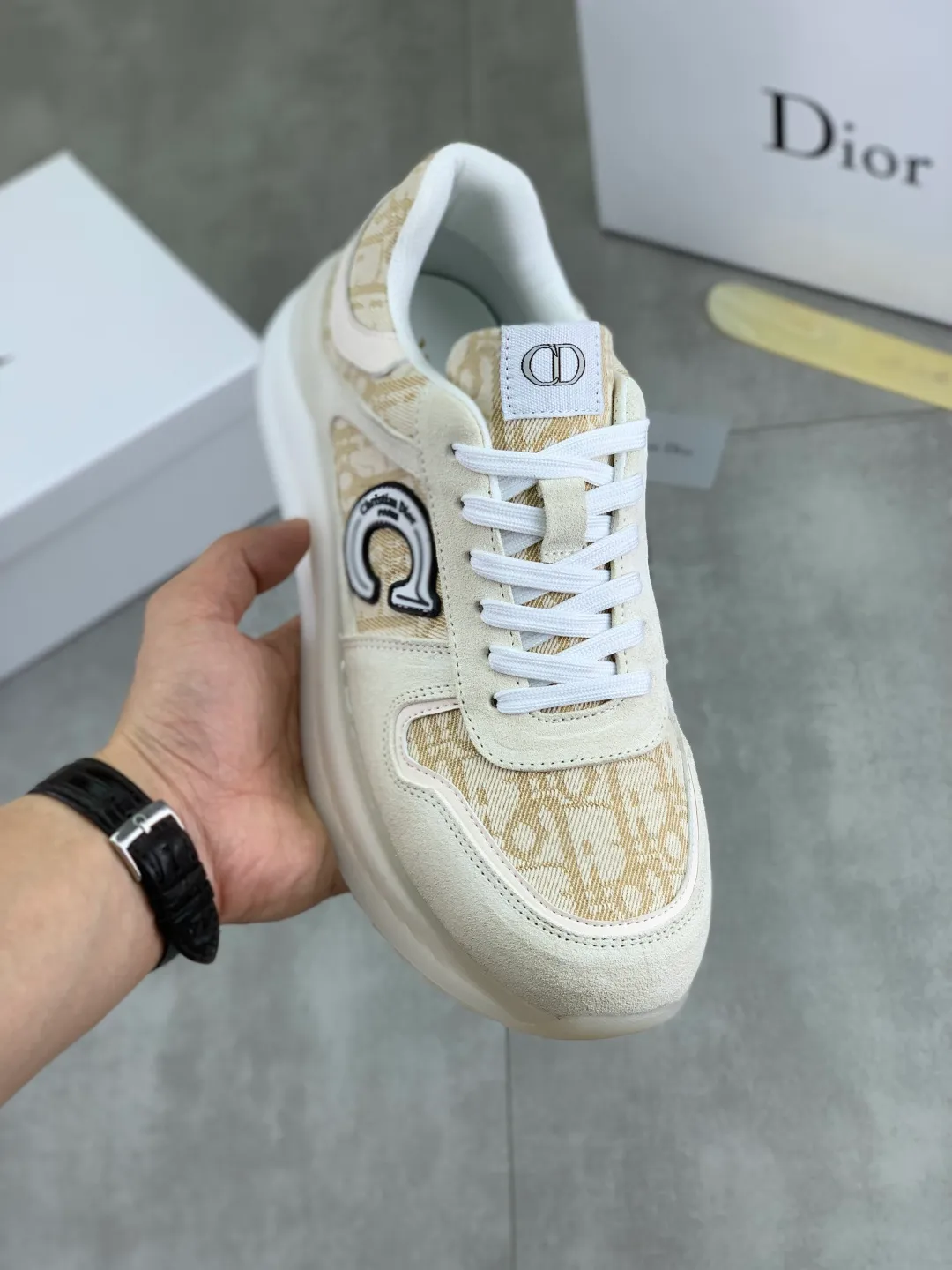 Men's Men's Shoes💰P440💰[New Style]🆘[Dior] 2025 Dior Original Lace-up Low-top Men's Shoes Classic casual shoes 🔥This model is the official classic model, with high quality and made by famous original designers. It is made of high-quality cowhide with original materials➕comfortable and breathable mesh lining➕pigskin insole. The perfect last shape and generous and fashionable design have attracted many consumers and are suitable for drivers to drive🚗. What you want is the highest quality in the market. Color: multi-color. Code number: 38--44 (45 customized)
